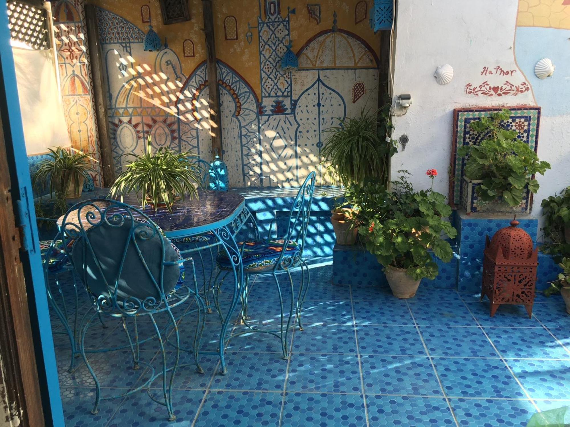Hathor ,Casa Marroqui Con Dos Terrazas En La Medina Antigua , Ideal Parejas!! Wifi!! Асила Экстерьер фото